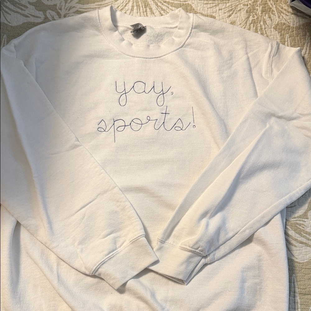 'Yay, Sports!' Crewneck Sweater